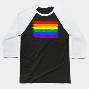 Gay Pride Support Love Rainbow Flag Lgbtq Flag Lgbt Rights Baseball T-Shirt